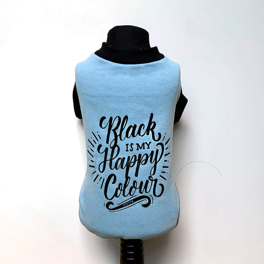 Jersey Azul Claro "Black is my happy color"