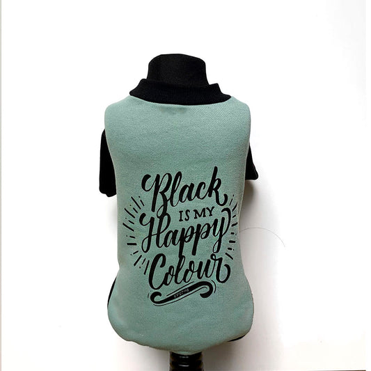 Jersey Verde Agua "Black is my happy color"